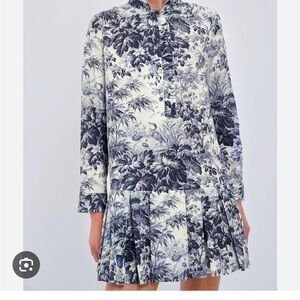 Tuckernuck Blue and White Long Sleeve Dress